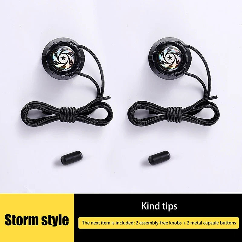 No-Tie Swivel Buckle Shoelaces | Flat Laces for Sneakers