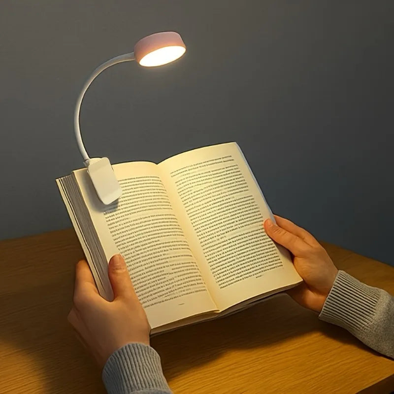 USB Charging Adjustable Reading Light 3 Modes Eye Protection LED