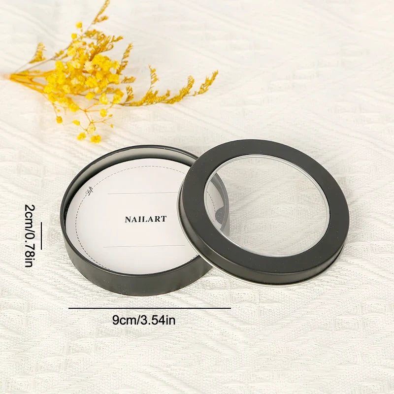 Press-On Nail Storage Display Box & Card – Circular Iron | HERORANGE