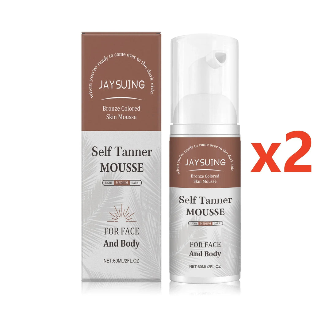 Jaysuing Self Tanner Mousse – Sunless Tanning Foam 60ml