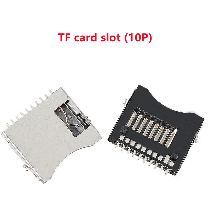 10pcs SD TF SIM Micro Nano Card Holder Slots with Flip Cover