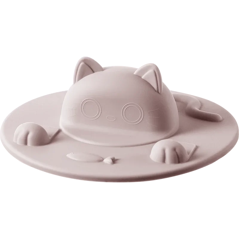 3D Cat Head Silicone Cup Lid – Dustproof & Leak-Proof