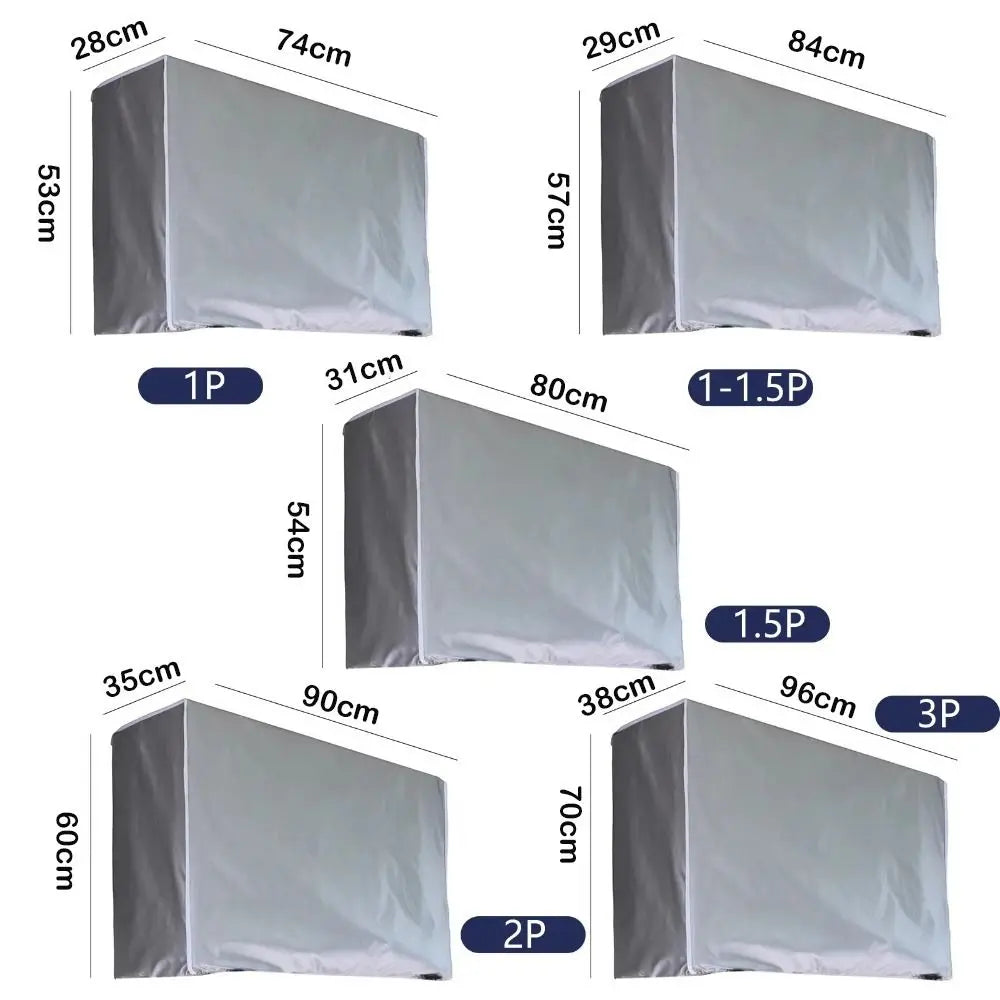 Outdoor AC Cover – Waterproof Dustproof Silver Protective Bag