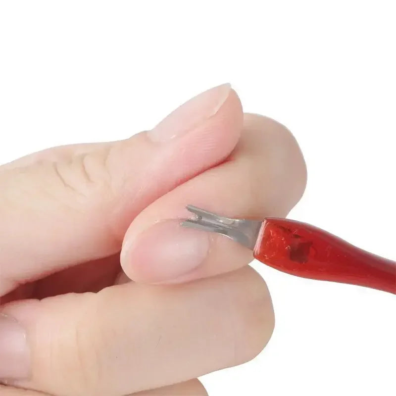 Stainless Steel Cuticle Pusher Nail Art Manicure Tool Set