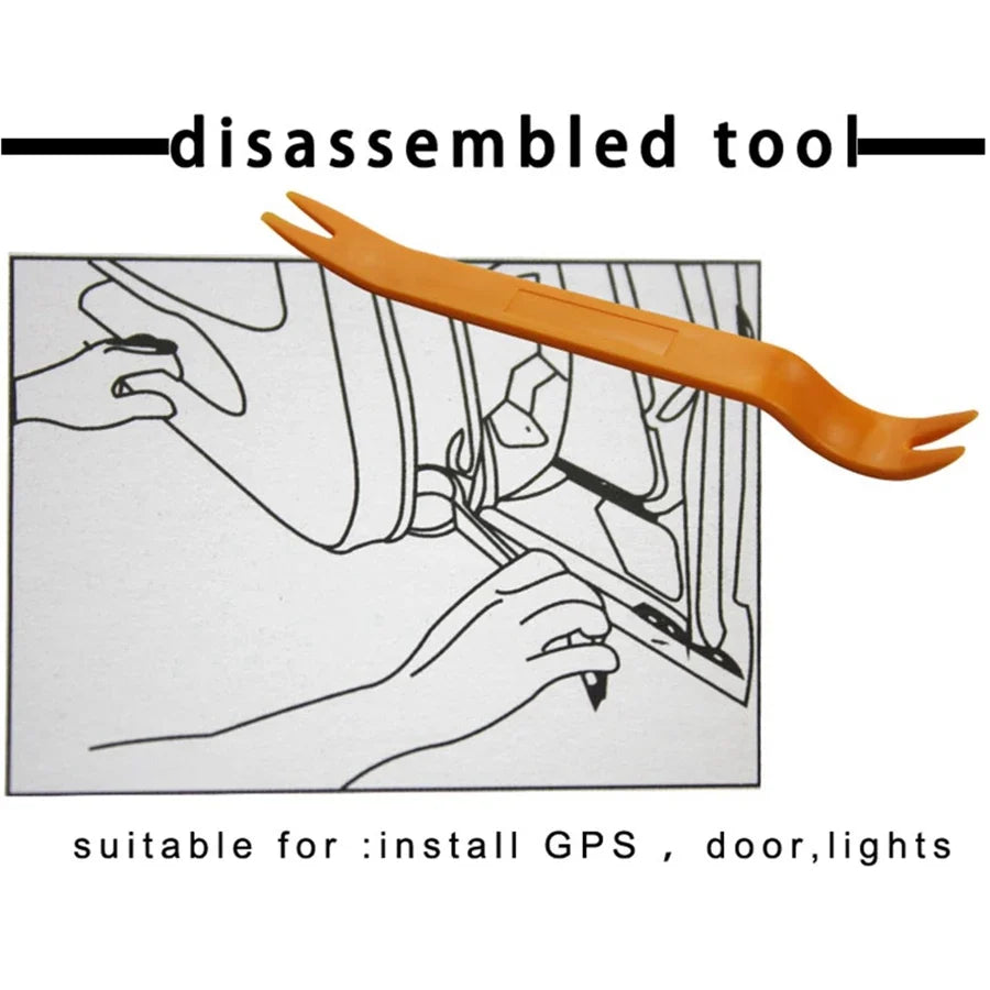 4-Piece Car Panel Trim Removal Tool Kit – Plastic Pry Set