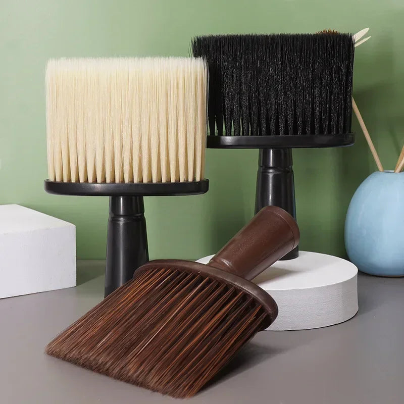 Professional Barber Neck Face Duster Brush | Salon Hair Styling Tool