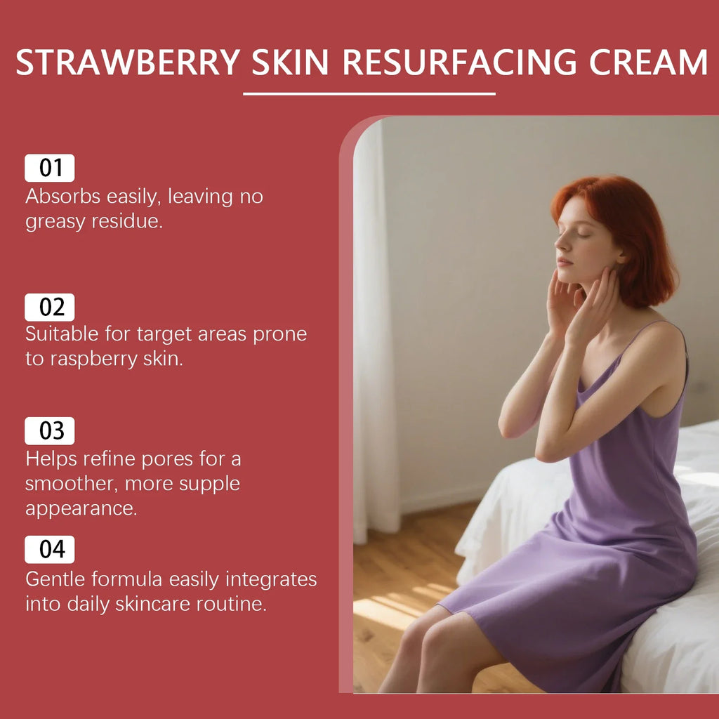 Strawberry Body Butter Cream – Brightening Deep Moisturizer