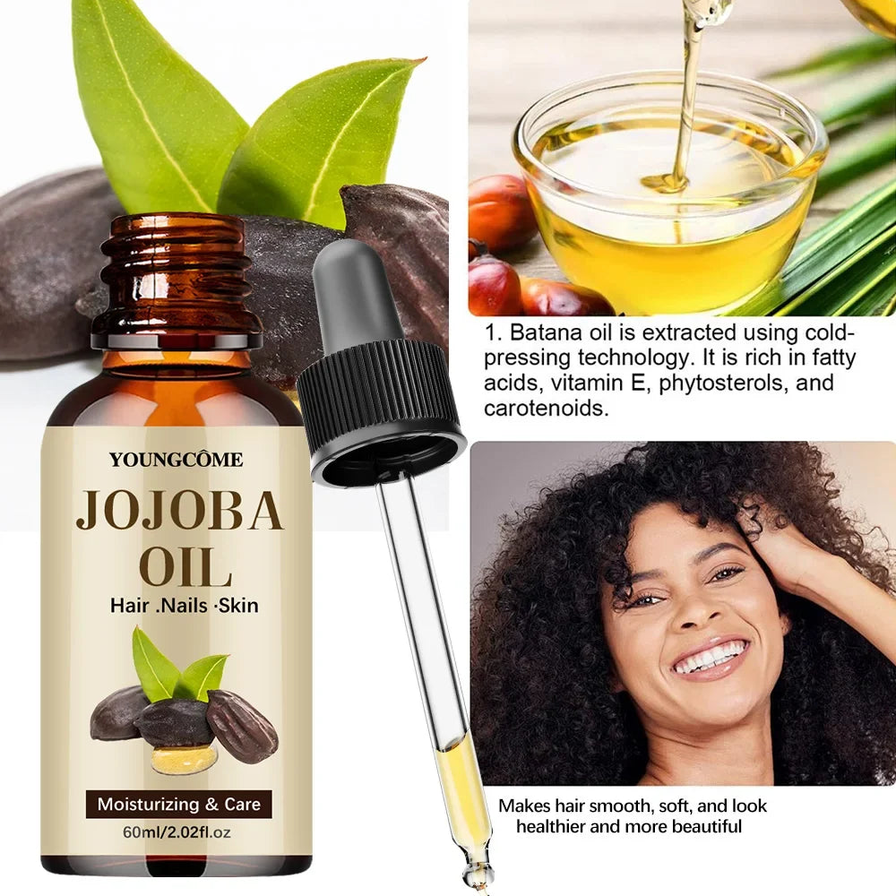 Organic Cold Pressed Jojoba Oil – Face, Hair, Skin & Nails 60ml