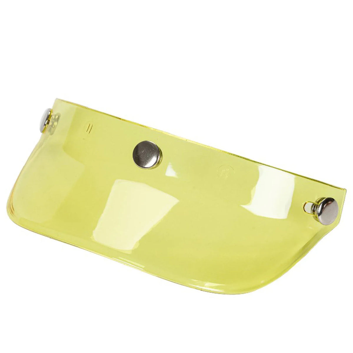Universal 3-Snap Flip-Up Visor Wind Shield | Open Face Helmet