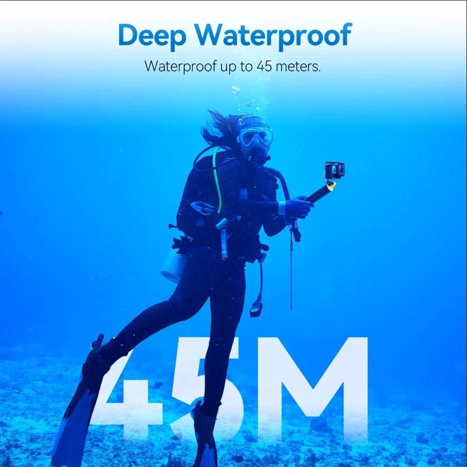TELESIN 45M Waterproof Case for Insta360 Ace Pro & Pro 2