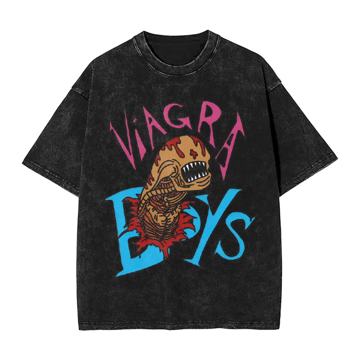 Viagra Boys Vintage Washed Graphic Tee | Men's Cotton Crewneck