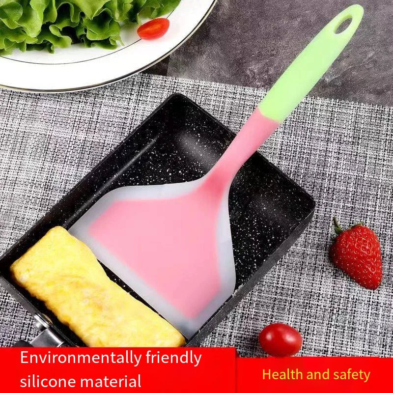Wide Silicone Non-Stick Spatula – Kitchen Scraper Cooking Tool