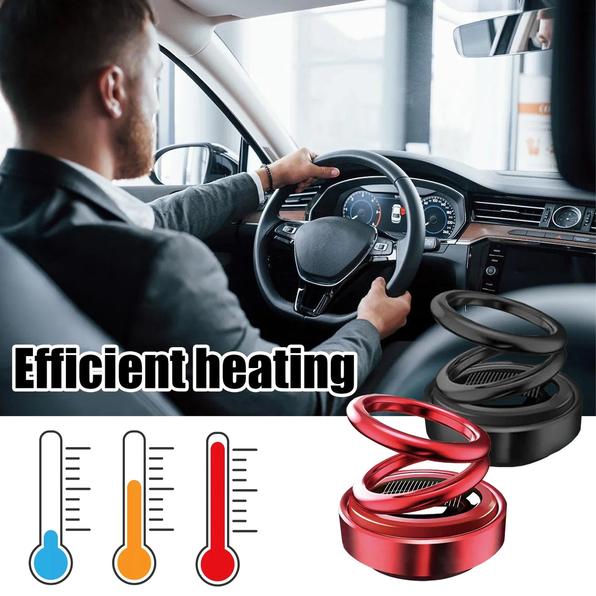 Solar Portable Car Interior Radiator | Heat Dissipation Fan