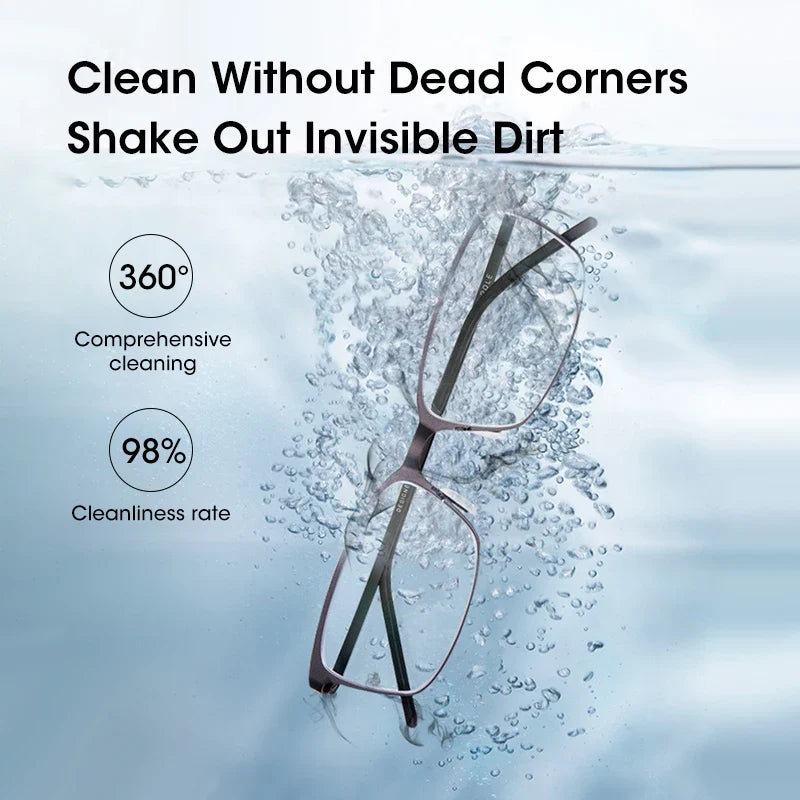 NOCCLILI 500ML Ultrasonic Cleaner for Jewelry & Glasses