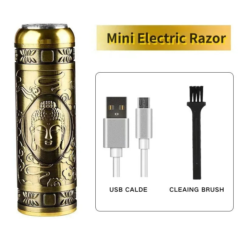 XMSJ Mini Electric Shaver for Men | IPX7 USB Rechargeable