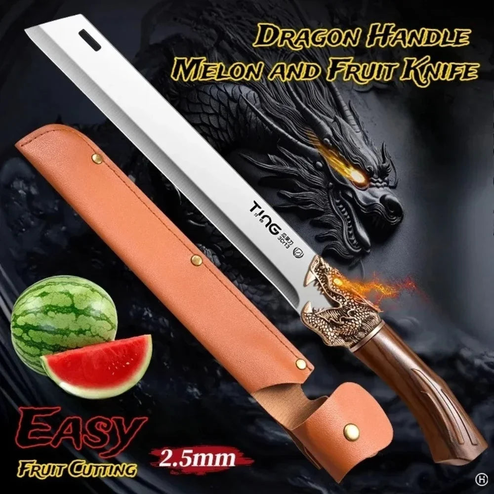 PLYS Dragon Head Stainless Steel Fruit Knife – Extended Handle