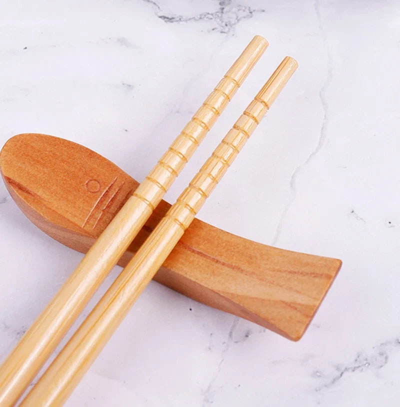 5Pair Japanese Wood Chopsticks Reusable Chopstick Red Sandalwood
