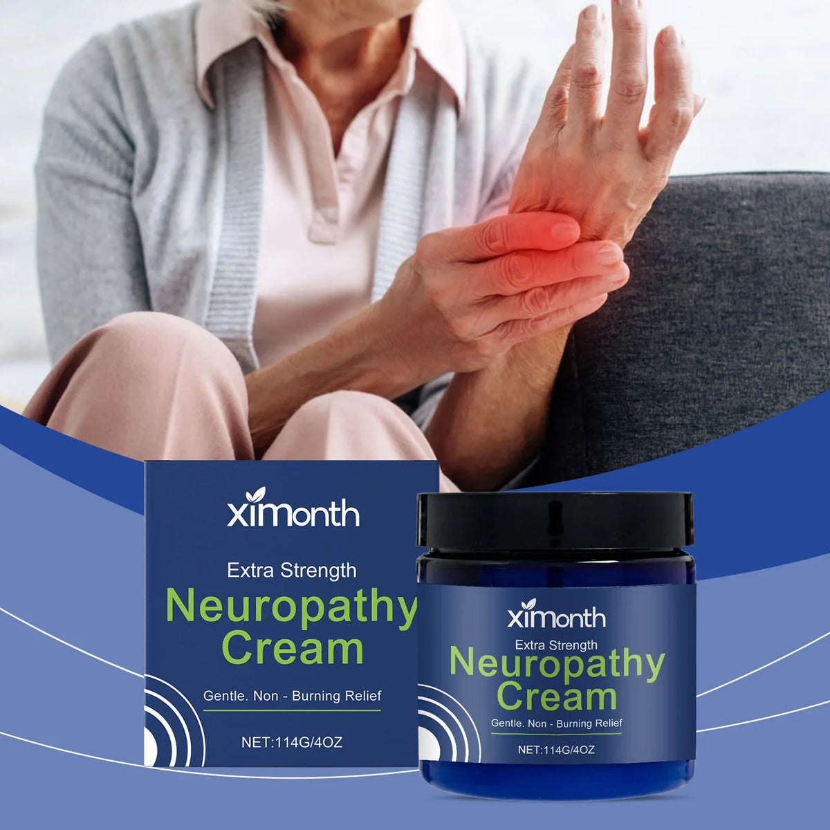 Ximonth Mint Leaf Body Care Cream – Joint & Muscle Therapy 114g