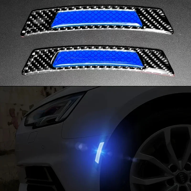 2-Pack Car Reflective Stickers – Scratch Guard & Style