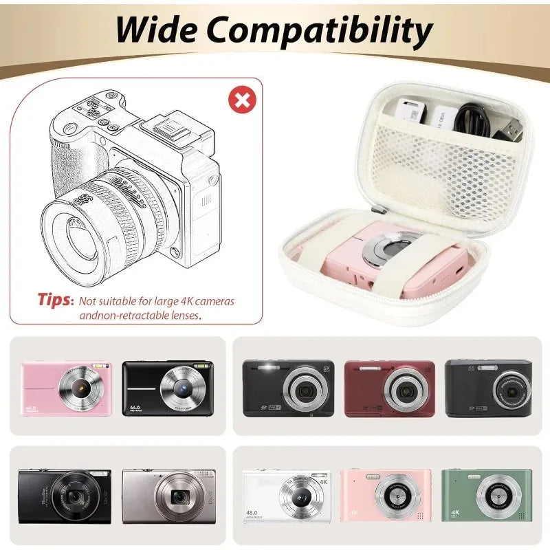 PU Leather Mini Gadget Storage Bag – Cable & Earphone Organizer