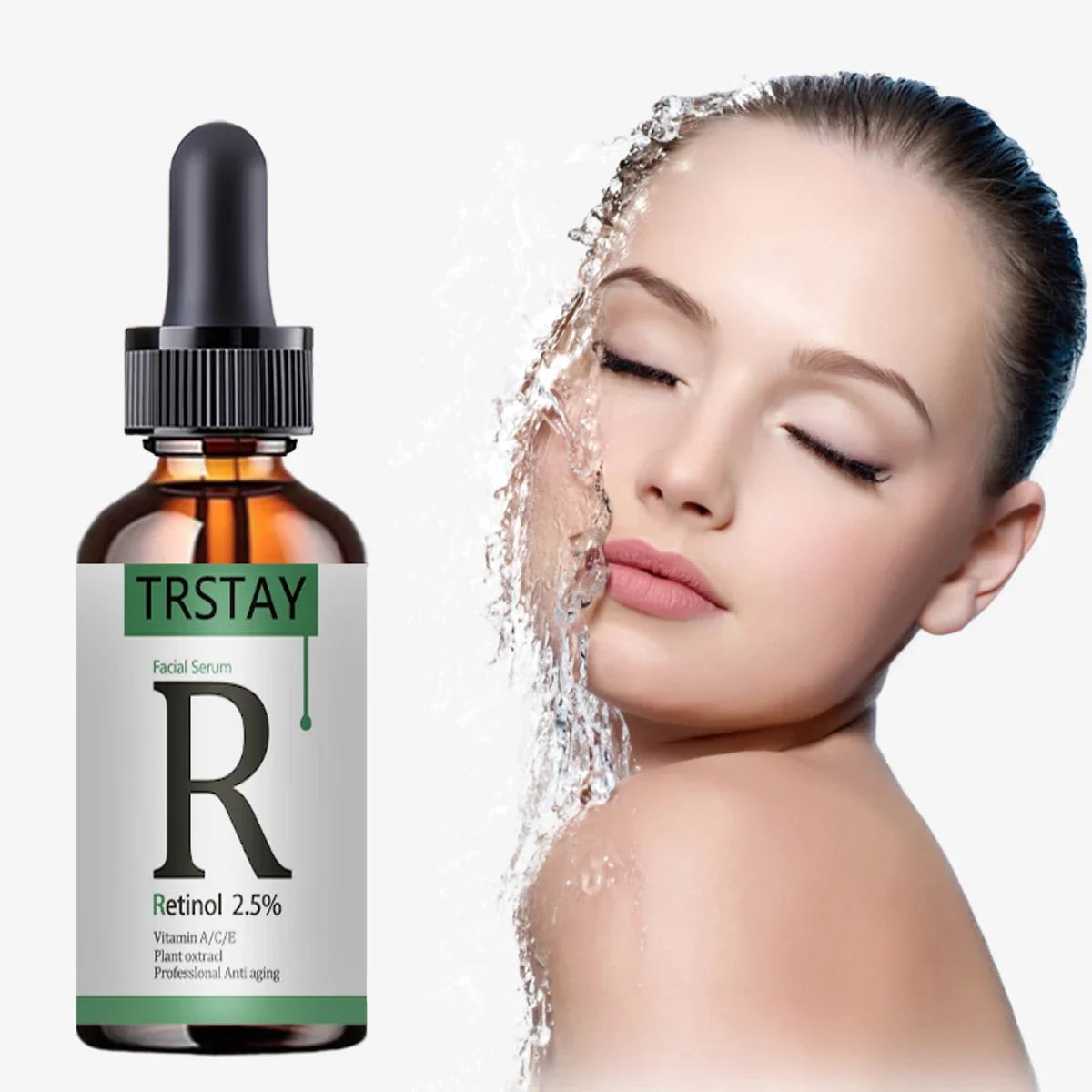 Retinol 2.5% & Vitamin C Face Serum – Brighten & Firm Skin