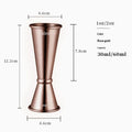 2026 Dual Shot 304 Stainless Steel Measure Cup Cocktail Shaker Drink
