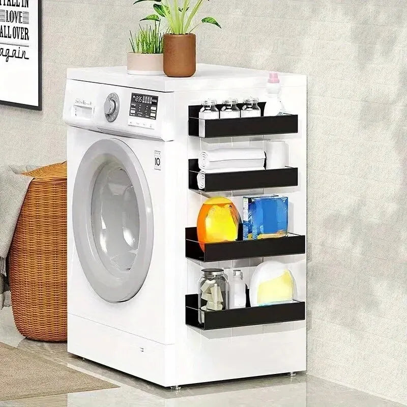 Magnetic Side Storage Shelf for Fridge & Washer – 2pcs Set