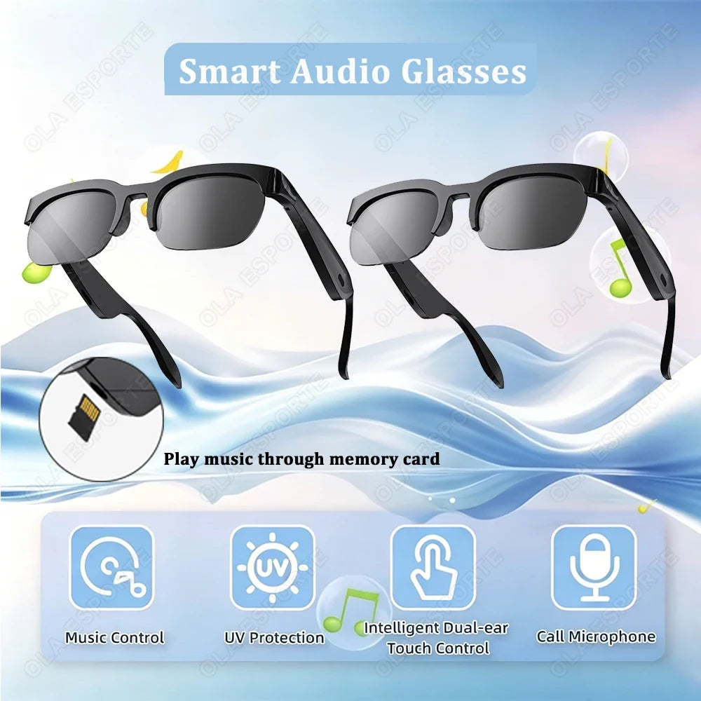 AI Smart Sunglasses – Bluetooth, Translation & Music