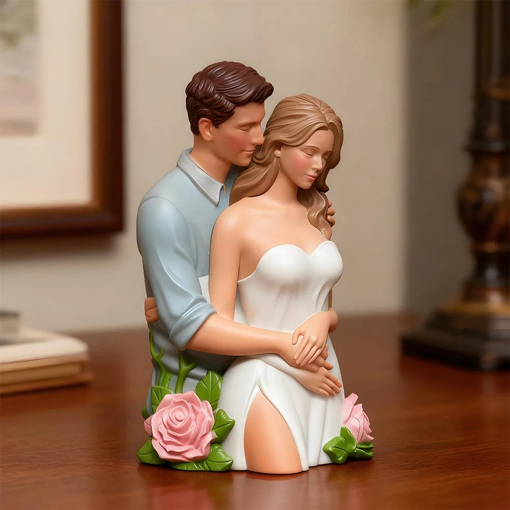 Romantic Valentine's Day Couple Candle Mold 3D Angel Easy Demould DIY