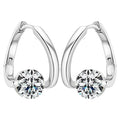 Germanium Magnetic Hoop Earrings – Silver & Gold Gift Jewelry