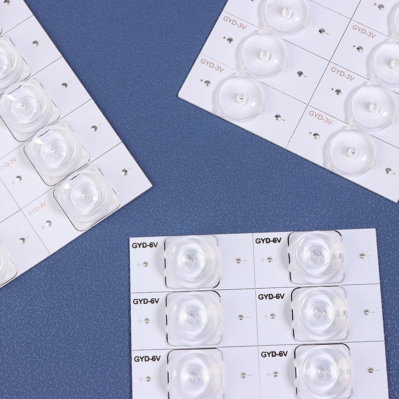 10Pcs SMD LED Beads 3V 6V TV Backlight Strip Repair 32–65 Inch