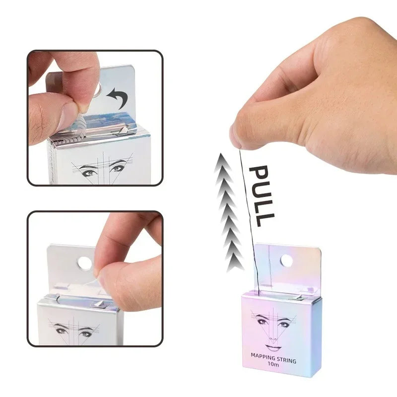 Pre-Ink Brow Mapping String for Microblading & PMU | 65 ft