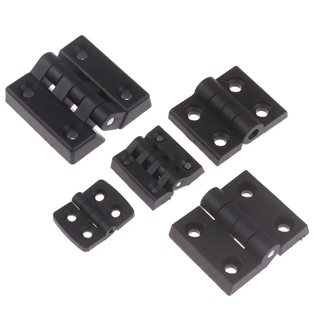 Professional ABS Plastic Door Hinge Black Durable Cabinet