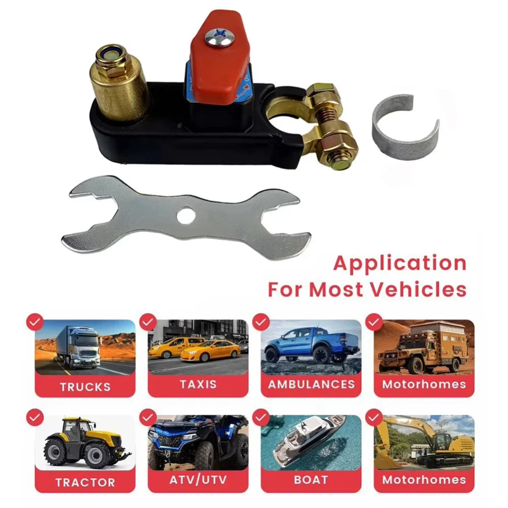 12V/24V Car Battery Disconnect Switch & Circuit Breaker