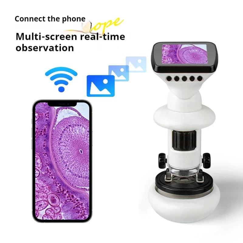 Children's WiFi Electronic Microscope with Screen – 500X