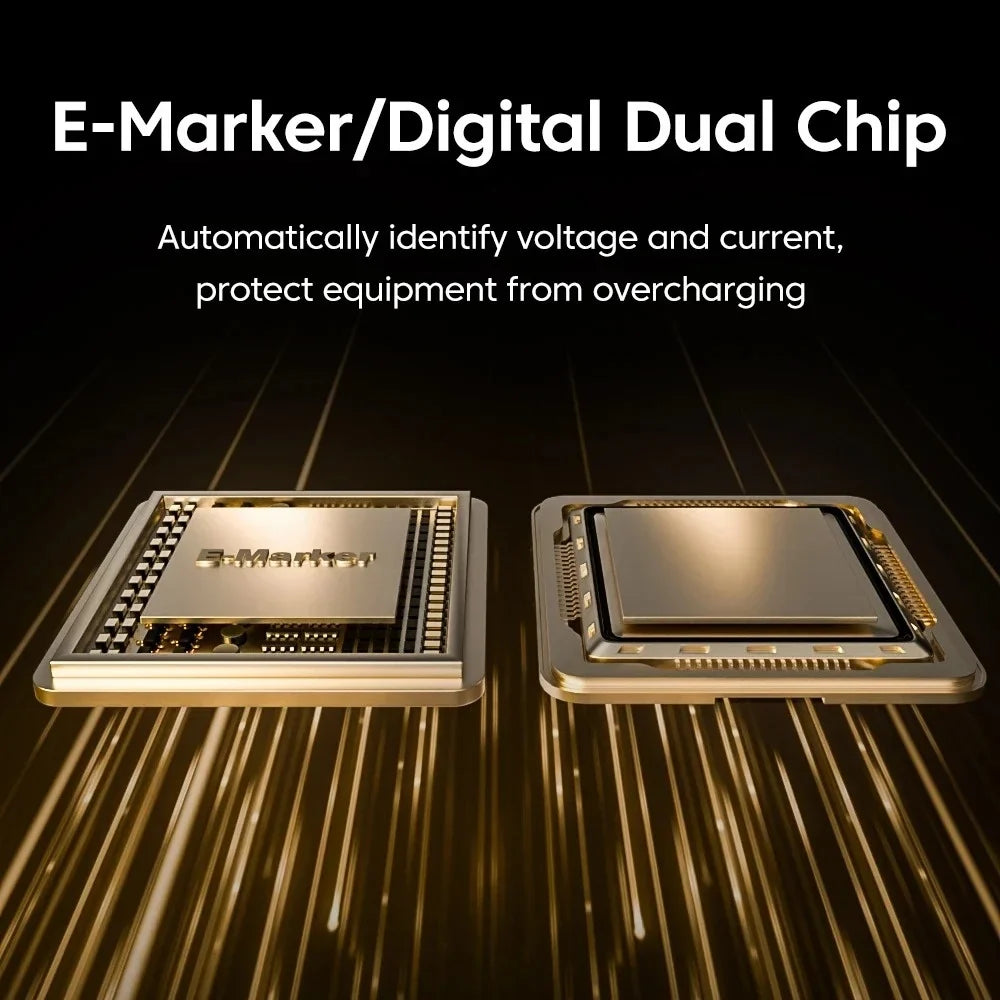 240W USB4 Type-C Adapter | 80Gbps, 8K, OTG, LED Display