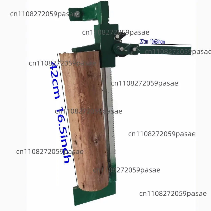Manual Wall-Mounted Wood Splitter – Stainless Steel Firewood