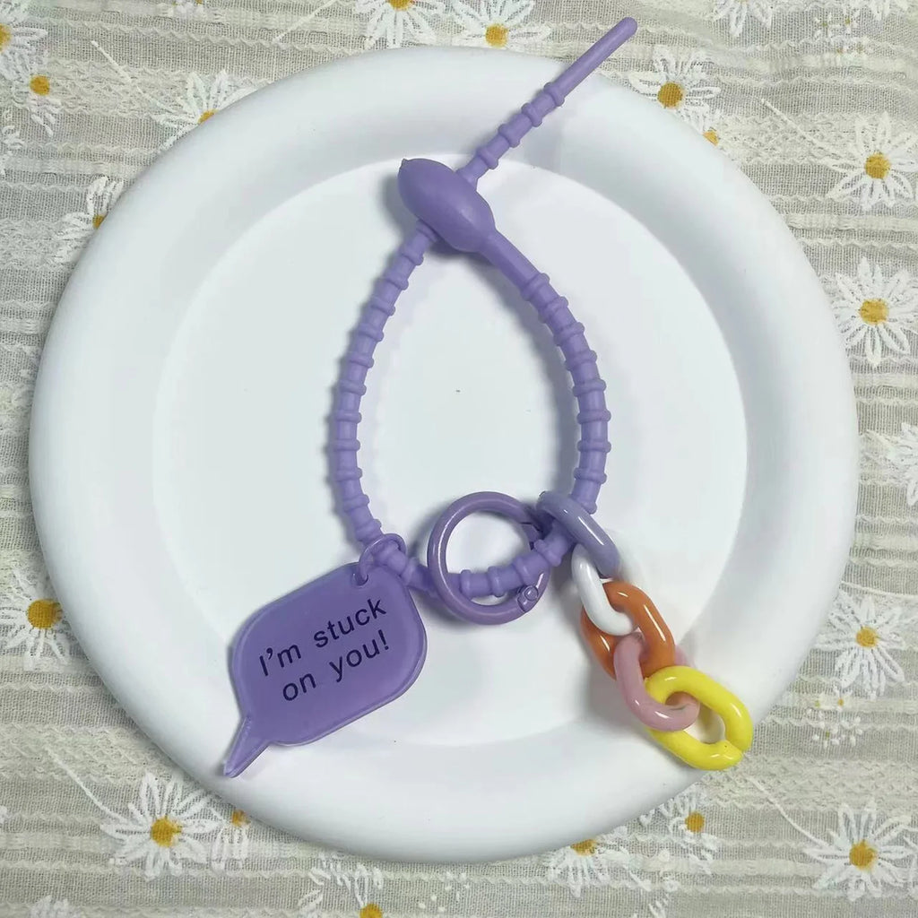 Monster Doll Ribbon Keychain – Cute Bag Charm & Gift Idea