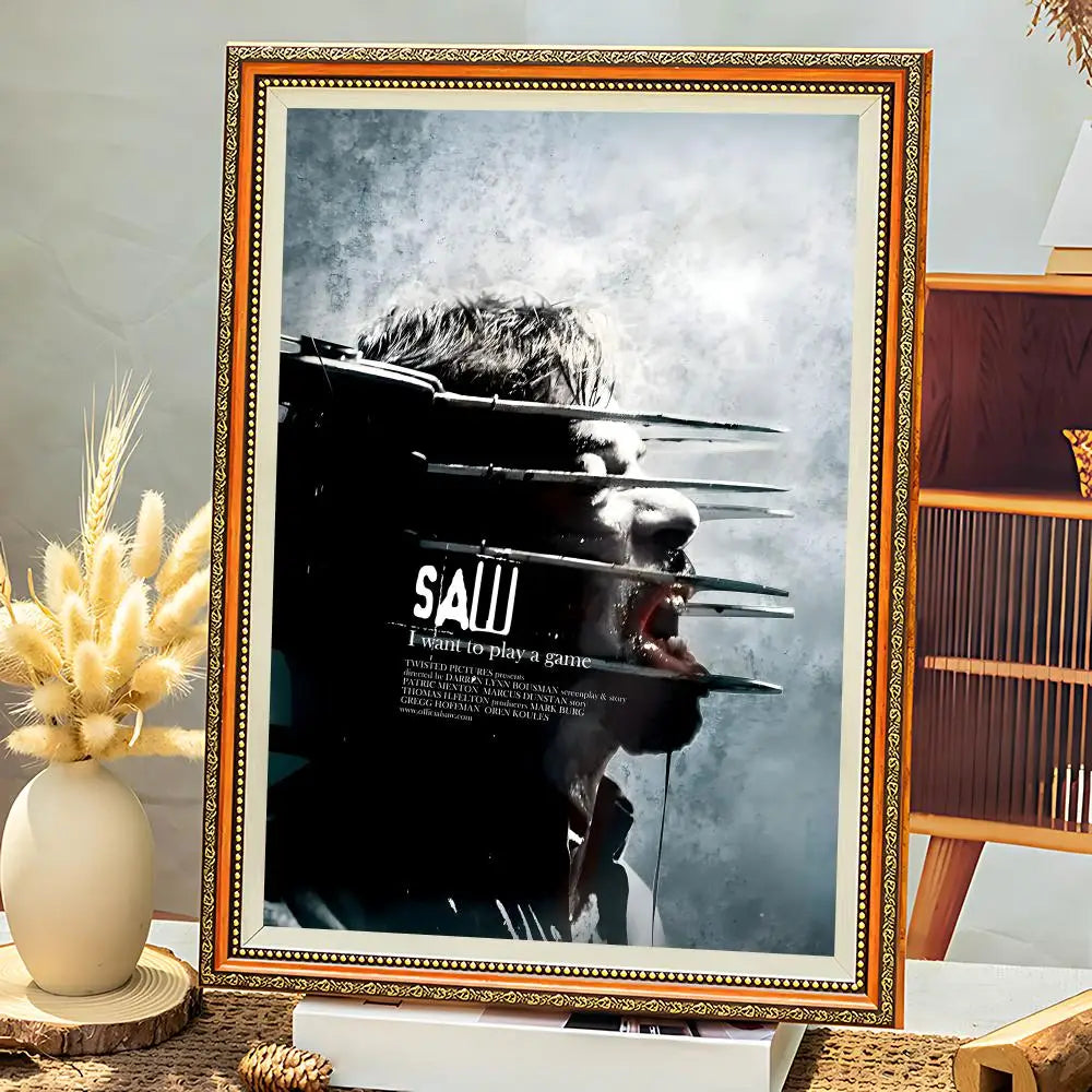 Saw X Horror Movie Poster – HD Self-Adhesive Waterproof Wall Art