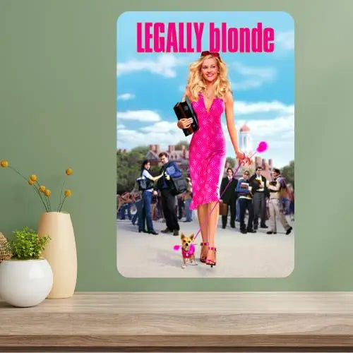 Legally Blonde Movie Metal Poster Sign | Retro Wall Decor