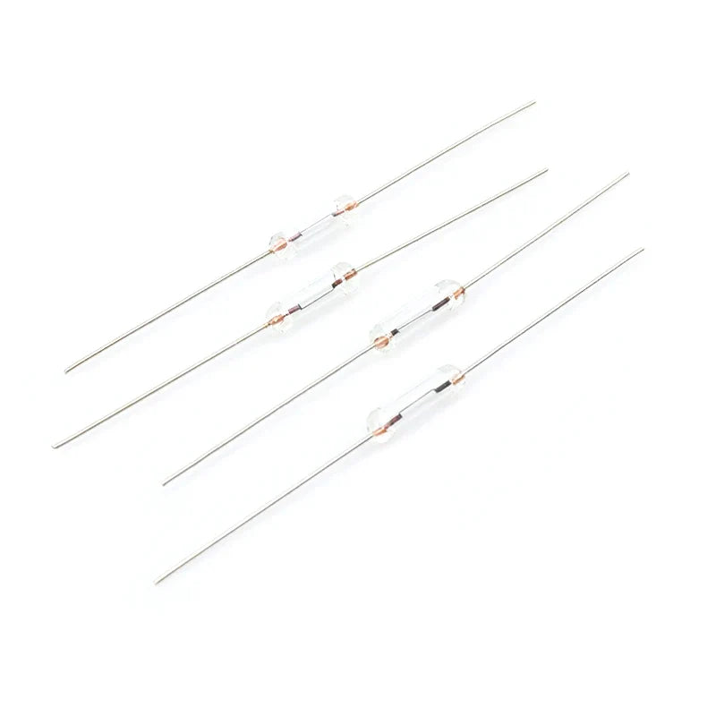 50pcs 3x10mm 250V Fast-Blow Glass Fuses with Lead Wire | 0.5A–5A