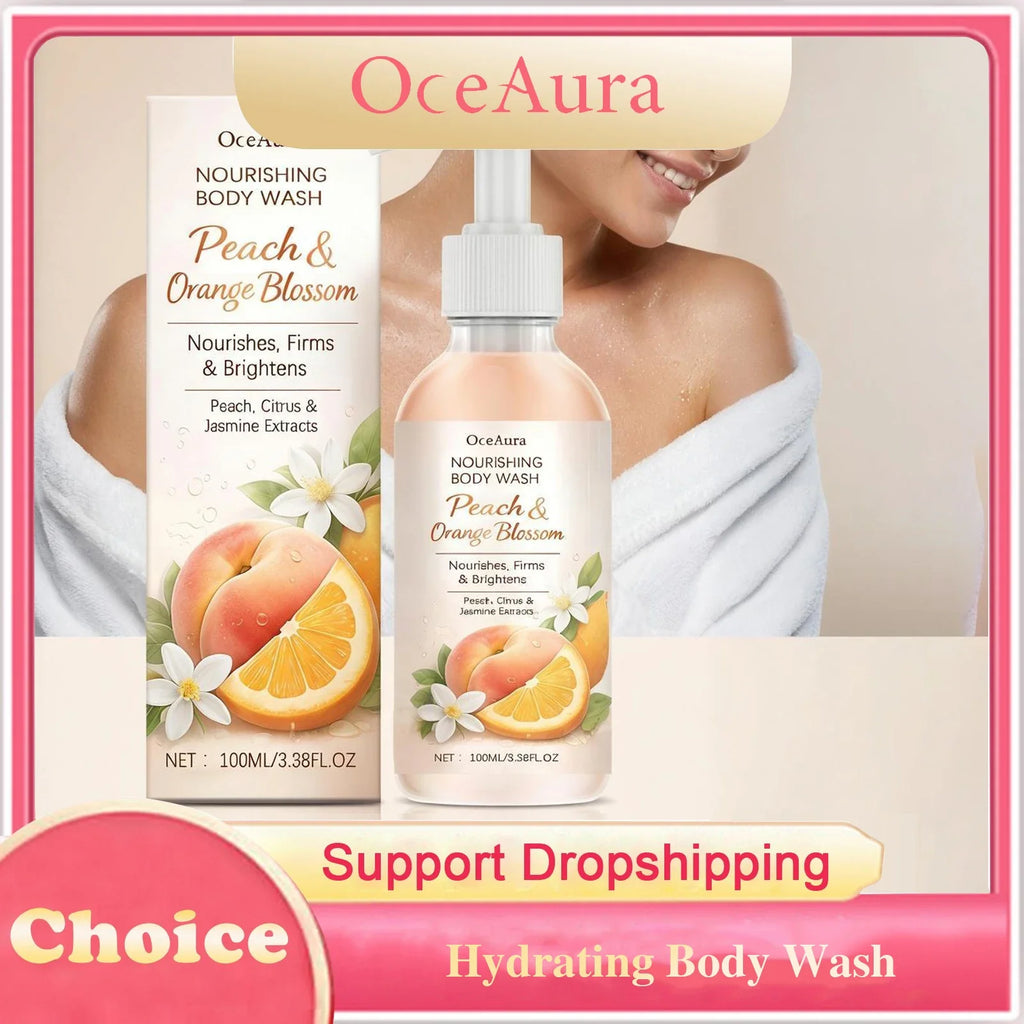 OceAura Hydrating Brightening Body Wash Shower Gel 100ml