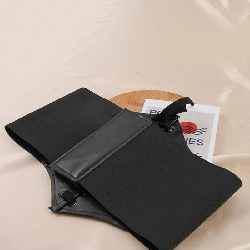 Fashion Slim Elastic Pu Waist Belt Women Vintage Elegant Simple