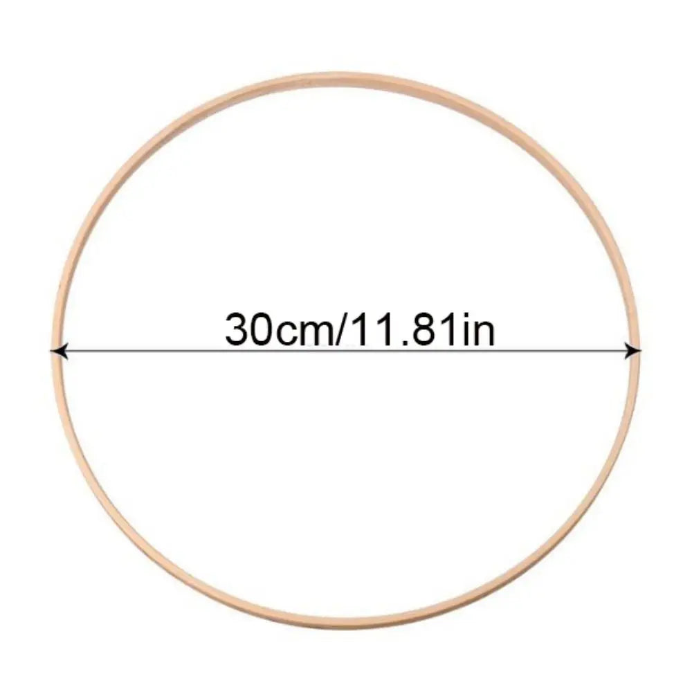 Bamboo Wreath Hoop Ring 10–30cm | DIY Crafts & Floral Décor