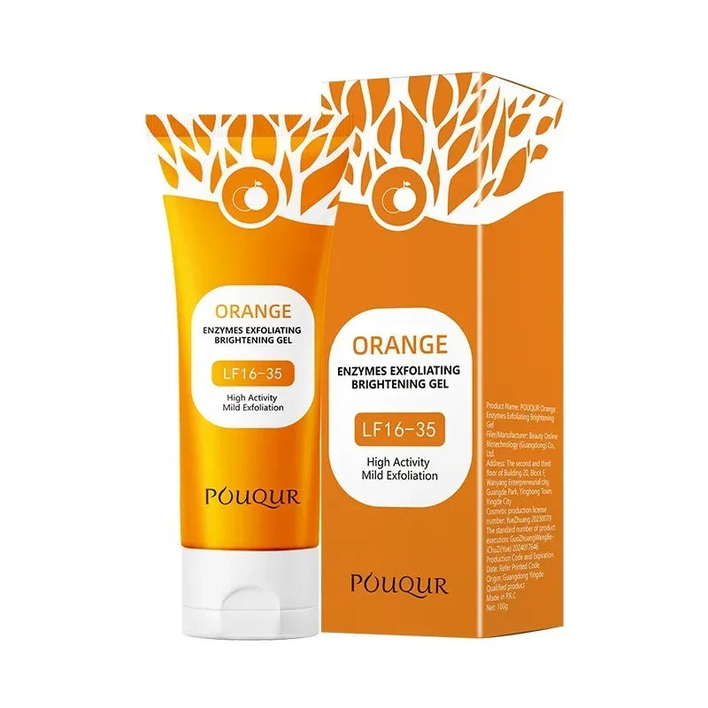 efero Orange Exfoliating Gel – Face & Body Scrub Dead Skin