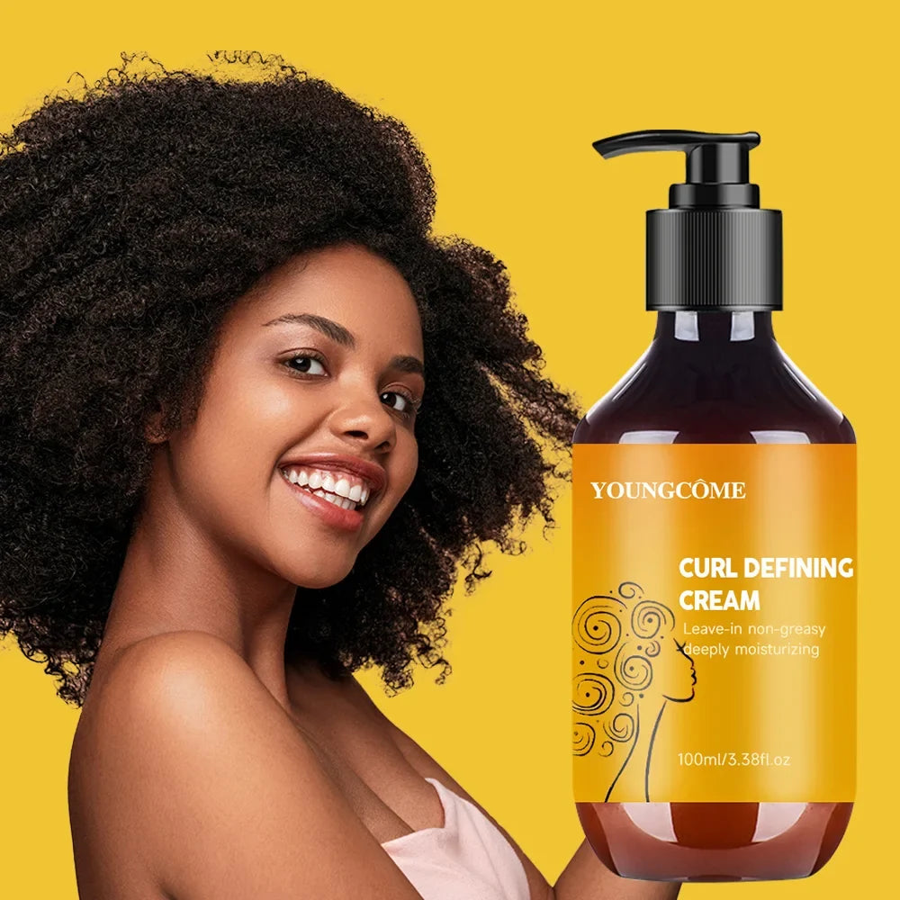 YOUNGCOME Curl Defining Cream – Anti-Frizz & Volumizing
