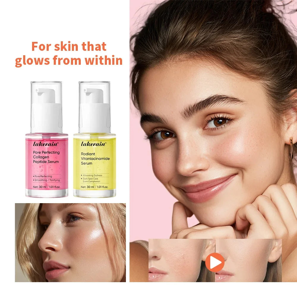 Lakerain Collagen Peptide & Niacinamide Serum – Pore Perfecting