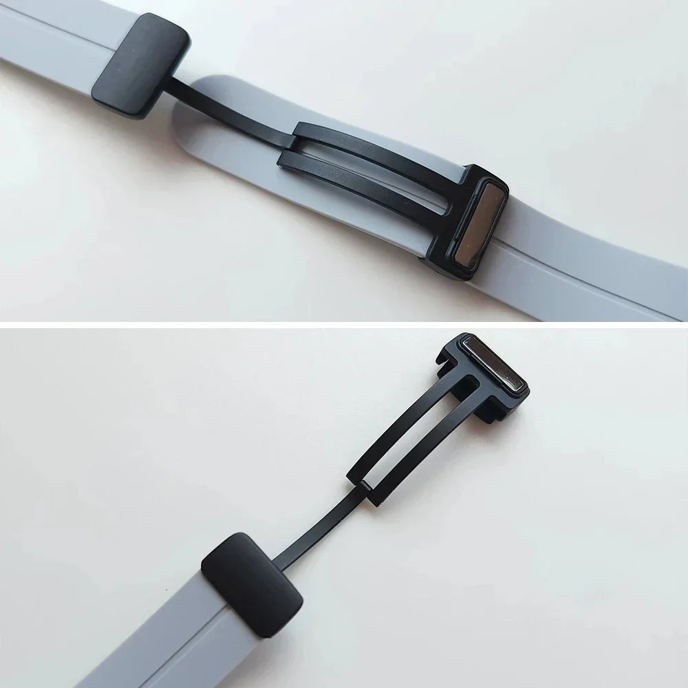 20mm Magnetic Silicone Band for Samsung Galaxy Watch 7/6/5/4