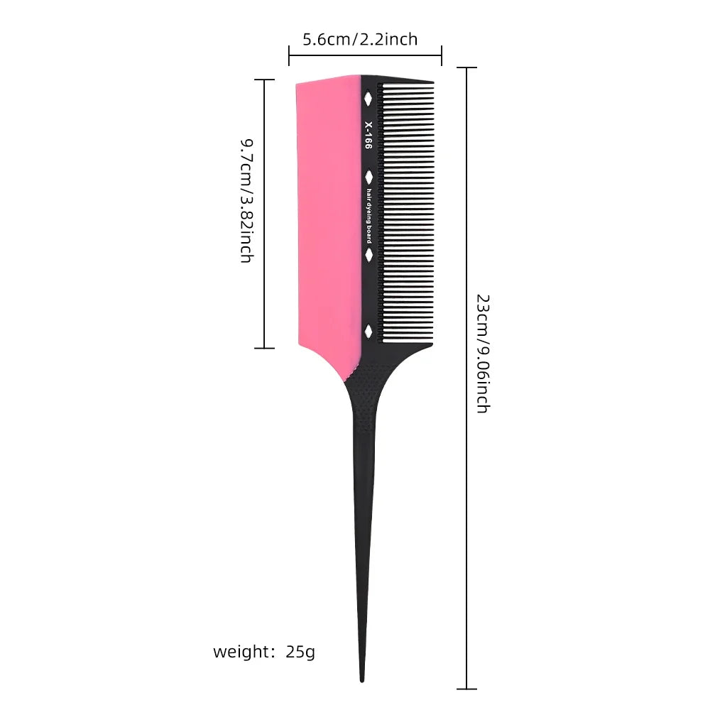 Hair Dye Brush Comb | Fine-Tooth Applicator & Sectioning Tool