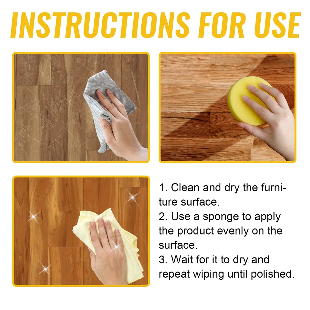Beeswax Wood Floor Cleaner & Polish – Shine, Protect & Clean